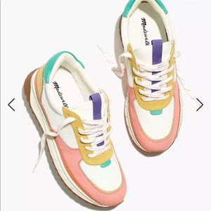 Madewell Kickoff Trainer sneakers in colorblock